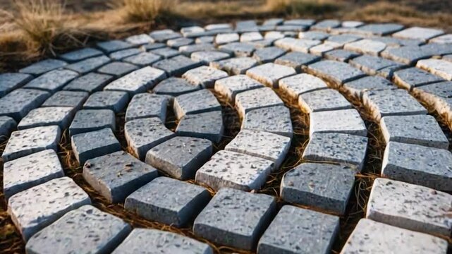 A meandering trail winds through the scenery, highlighting the rustic appeal of the textured earth.