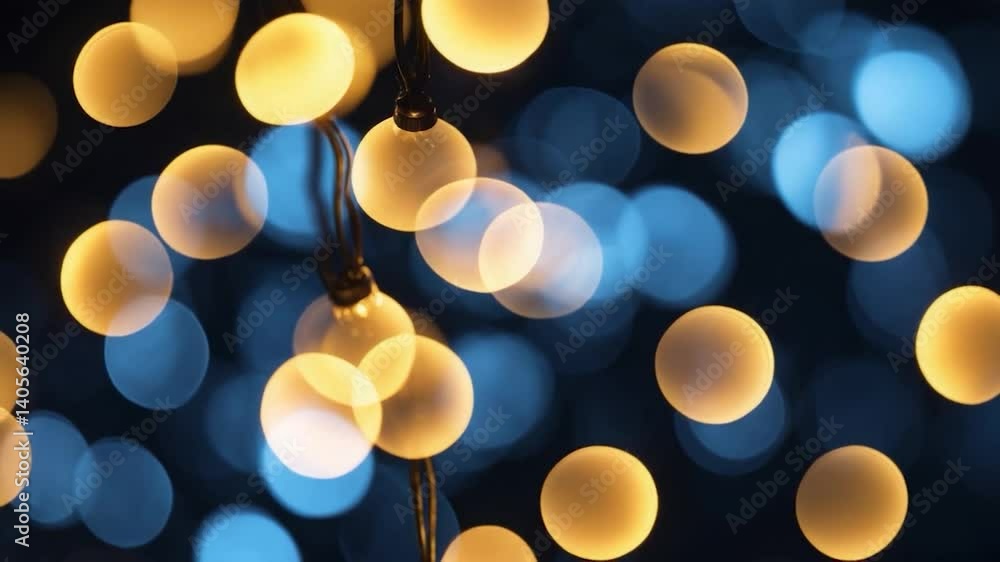 Poster abstract circular bokeh light background