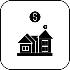 hospital business icon design