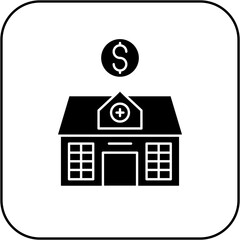 hospital business icon design