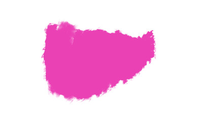 Ink brush stock isolated on transparent background, PNG file