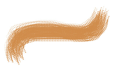 Ink brush stock isolated on transparent background, PNG file