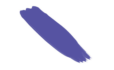 Ink brush stock texture isolated on transparent background, PNG file