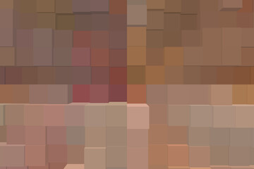 Earthy abstract background with soft warm colors and geometric cubes blocks. Ideal for natural, organic, or rustic design projects. 
