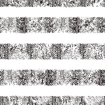 vector black and white distressed snake skin stripe seamless pattern tile repeat