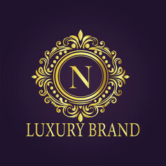  luxury gold logo concept