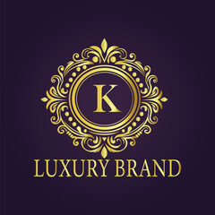  luxury gold logo concept