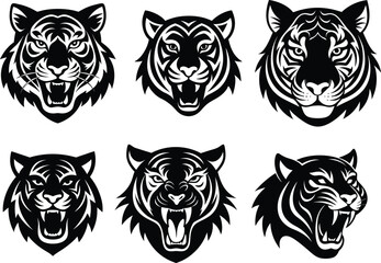 A captivating illustration of a white tiger head set against a soft monochromatic background. The artwork showcases intricate details of the tiger's face, highlighted by flowing watercolor splashes