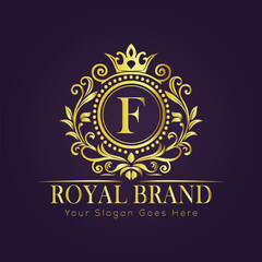  luxury gold logo concept