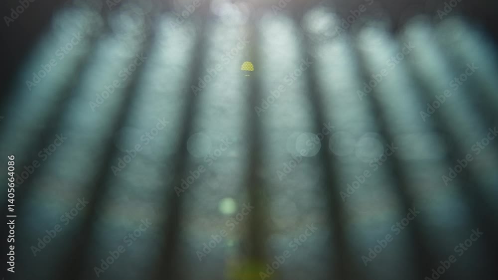 Poster abstract light patterns with blurred atmospheric effect