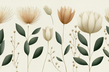 Elegant floral design featuring soft tones and delicate greenery for home decor inspiration