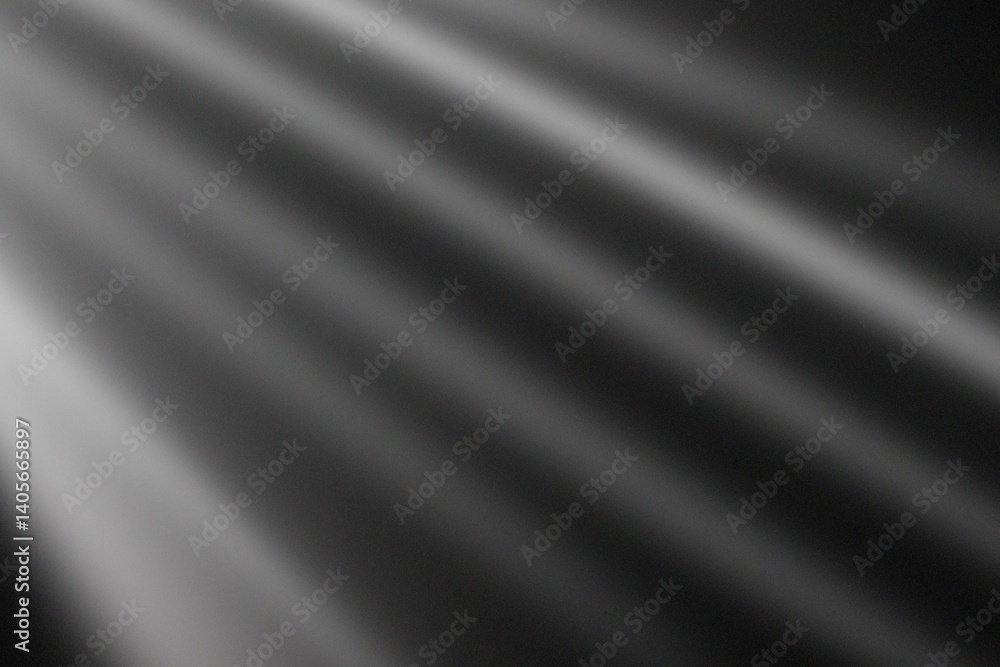 Poster diagonal light rays on dark background.
