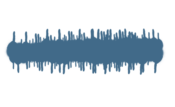 Brush stock isolated on transparent background, PNG file