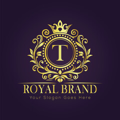  luxury gold logo concept