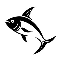 Fototapeta premium fish vector illustration, isolated from the sea, showcases this aquatic animal.