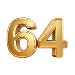 Obraz premium golden font letter