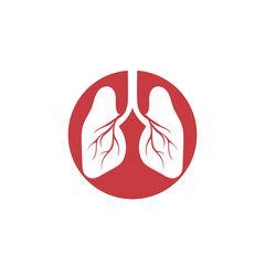 Lungs  Logo   Design Vector, Lungs health Design Concept 