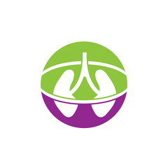 Lungs  Logo   Design Vector, Lungs health Design Concept 