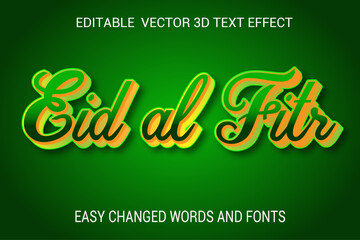 Eid al Fitr Text Effect