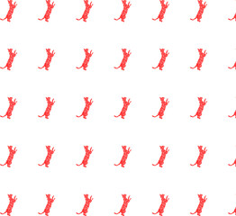 Seamless pattern _ cat 1 for wrapper design, packaging or printing on textiles, wallpaper. Colored background