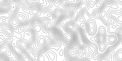Abstract Topographic contour map. Vector cartography illustration. Abstract lines background. Line topography map contour background concept of a conditional geography scheme and the terrain path.