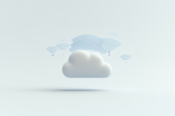 Cloud Computing Network.  Wireless Cloud Connectivity