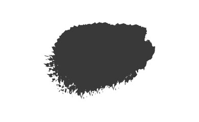 Ink brush stock isolated on transparent background, PNG file
