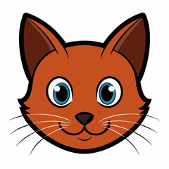 Fototapeta premium vector illustration of a cat