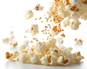 Obraz premium popcorn isolated on white