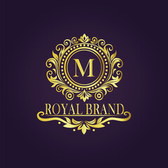  luxury gold logo concept