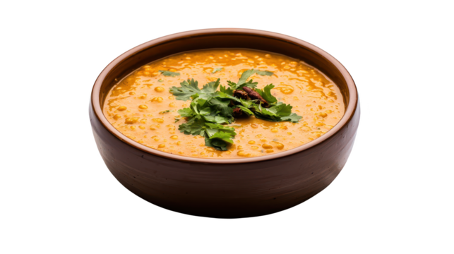 Warm bowl of comforting soup, delicious and healthy meal for any time of day