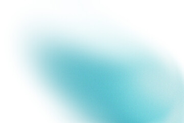 Abstract transparent  teal gradient blob shape.