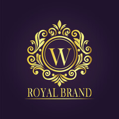  luxury gold logo concept