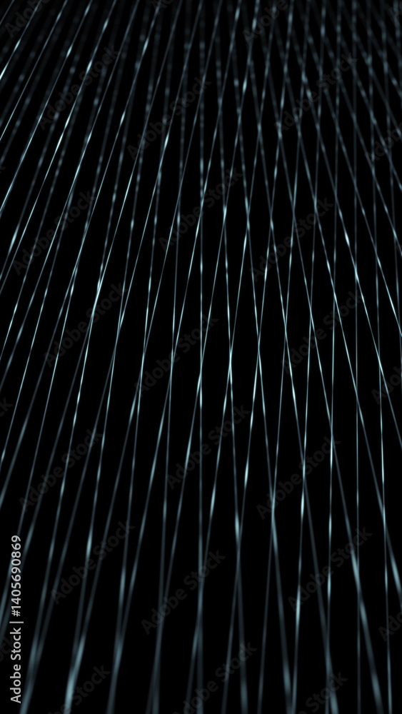 Poster abstract of a digital data lines illustration.
