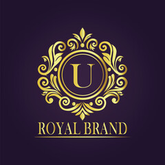  luxury gold logo concept