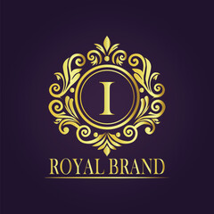  luxury gold logo concept