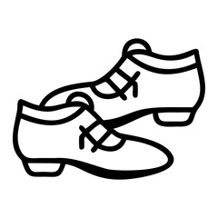Running shoes black vector silhouette isolated on transparent background
