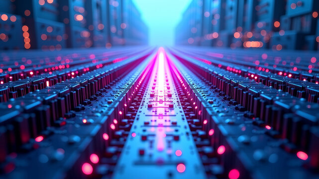 Giant AI processor array