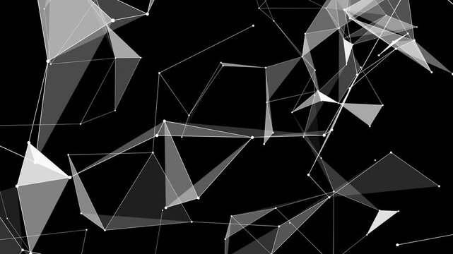 Abstract plexsus 4K video background.