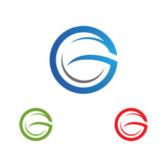G letter logo and symbol business vector image