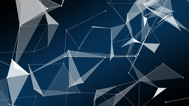 Abstract plexsus 4K video background.