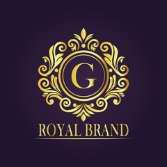  luxury gold logo concept