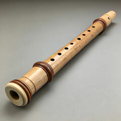 Naklejka premium recorder music instrument
