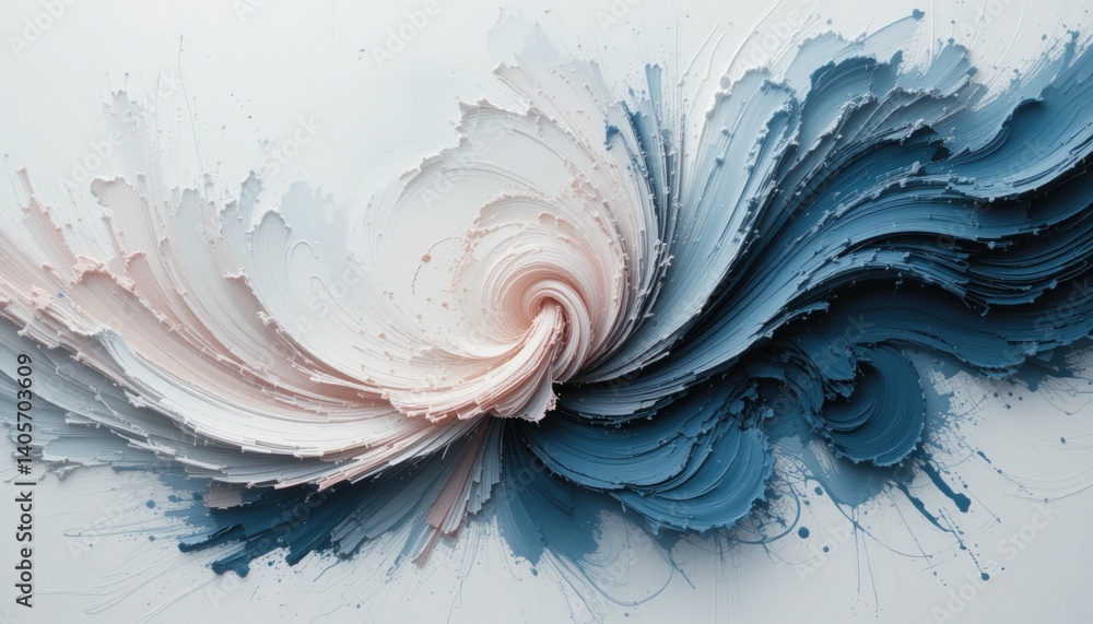 Poster dynamic fluid art creation studio abstract digital artwork vibrant color palette close-up perspectiv
