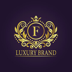  luxury gold logo concept