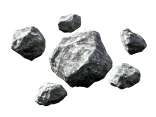 Isolated Rocks On Transparent Background Photo Element For Design