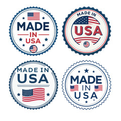 Made in USA,Label Stamp Logo,and badge labe design,american product emblem,Patriotic logo or stamp
