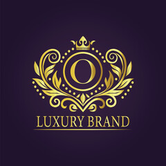  luxury gold logo concept
