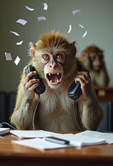 Animal Teamwork Chaos Business Remote Work Virtual Meeting Intelligence Cognitive Study Training Behavior