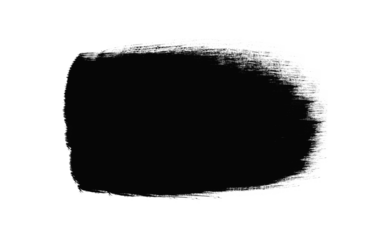 Ink brush stock isolated on transparent background, PNG file